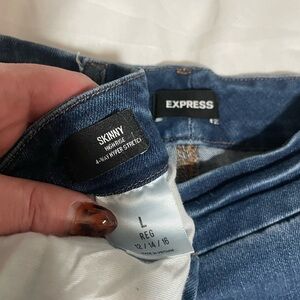 Express skinny high rise 4-way hyper stretch